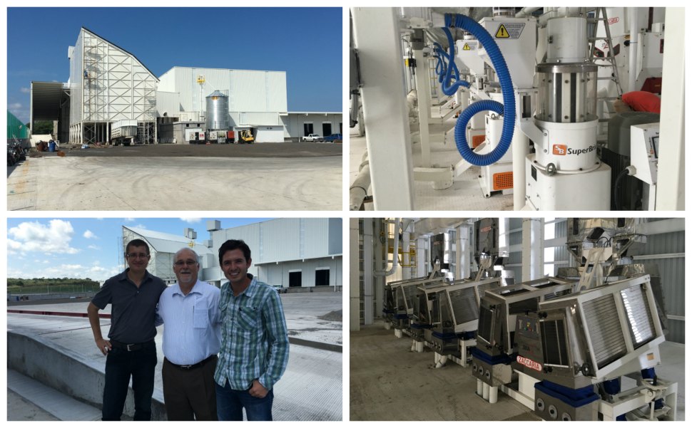 The new ProMexa rice mill, located just outside the Port of Veracruz in Mexico nears completion and awaits its first shipment of U.S. rough rice, currently being loaded in the Port of Lake Charles, Louisiana. The new facility plans to import 15,000 MT of U.S. rough rice monthly. Congrats to the managers of the mill; pictured above (left to right) Ivan Garcia, Dwight Roberts of USRPA and Jorge Senties.