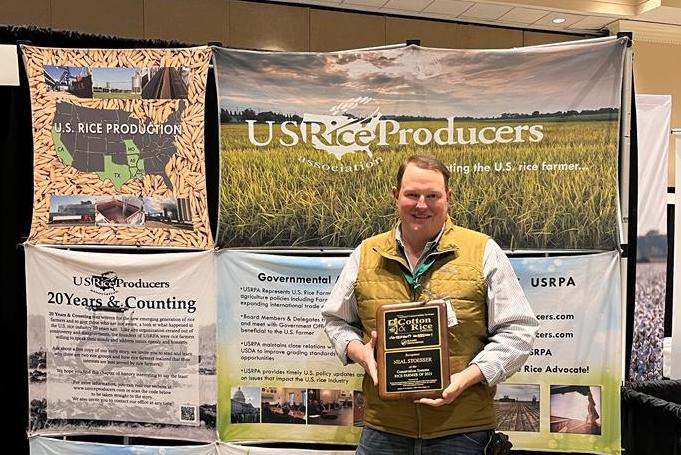 Neal Stoesser Named Rice Farmer of the Year