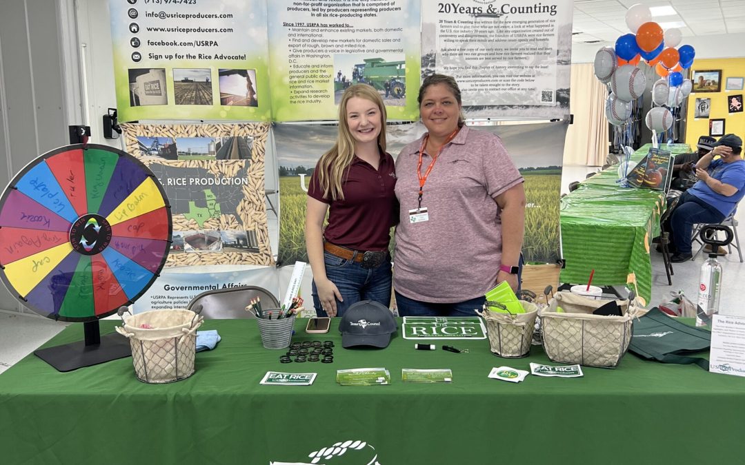 USRPA Participates in the Texas Rice Festival in Winnie